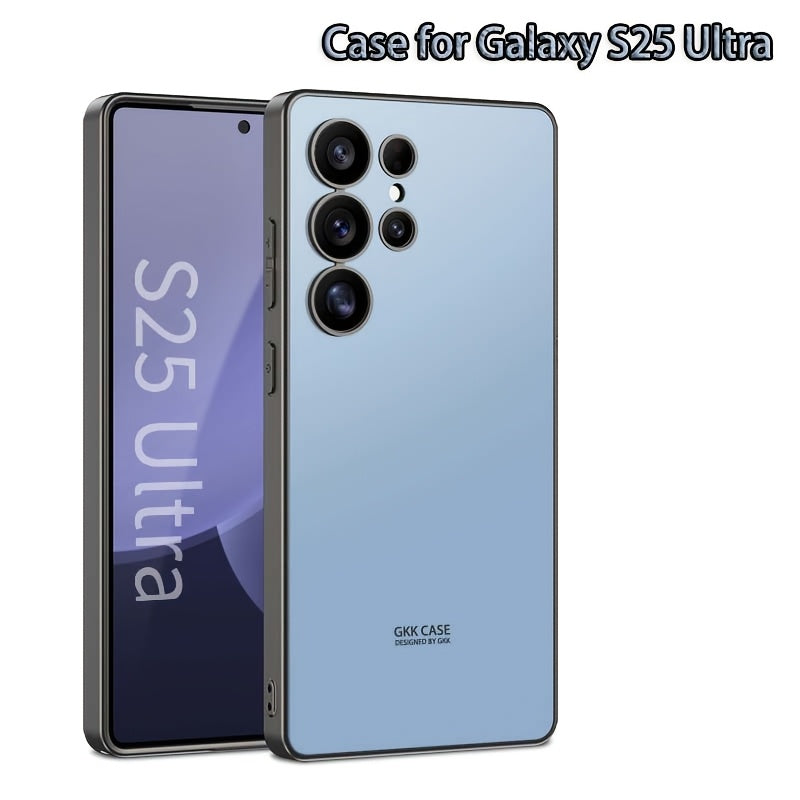 Samsung Galaxy S25 seriyali mobil telefon qopqog'i, himoya uchun mustahkam rang, to'liq qoplovli muzlatilgan qattiq qobiq. Asl rangdagi ultra-ingichka dizayn, izlar yo'q.