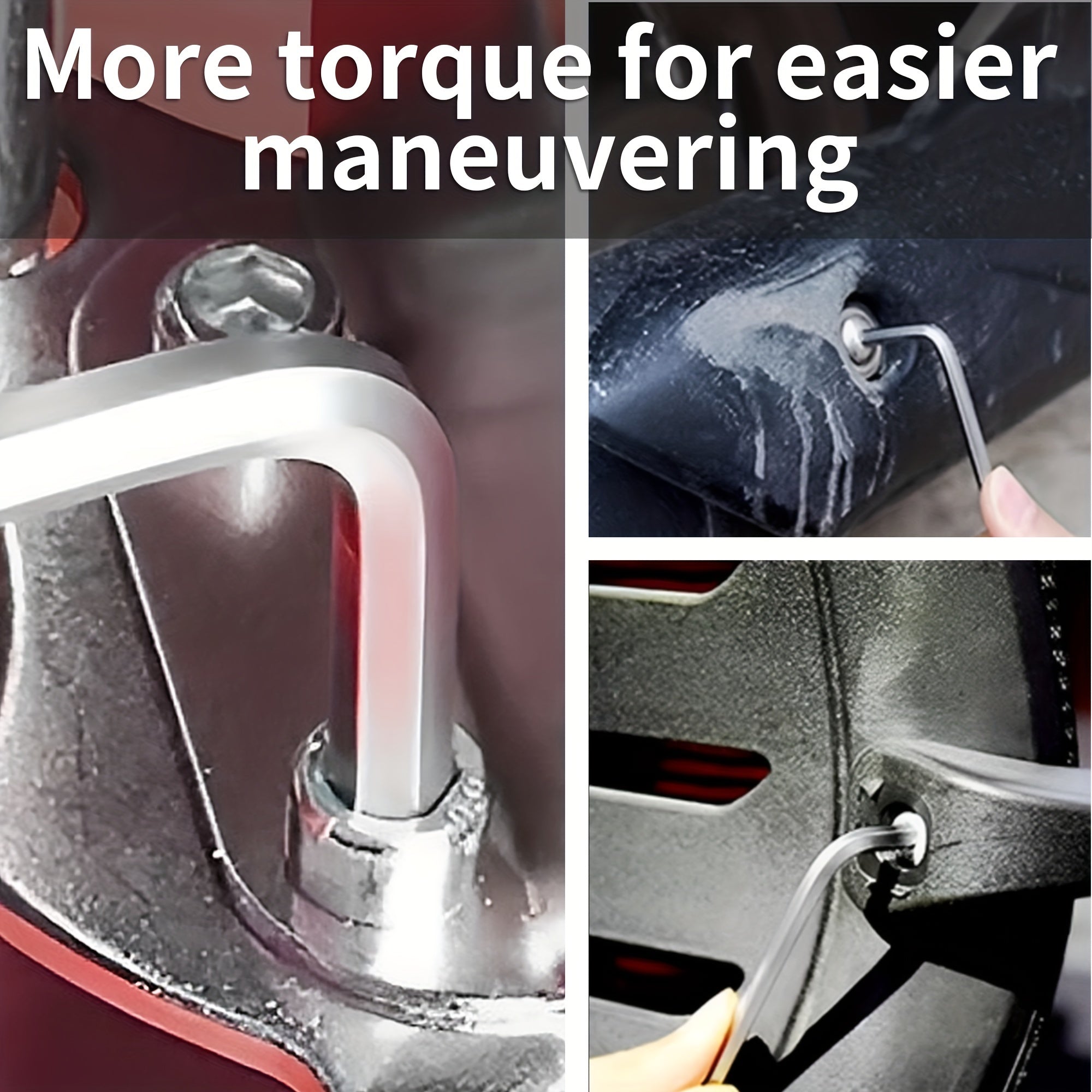 Avtomobil ta'miri va mexanik ishlar uchun qizil yassi olti burchakli kalitlar to'plami