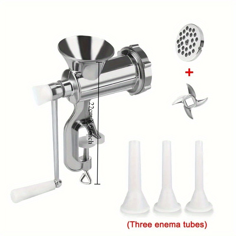 Advanced Aluminum Manual Meat Grinder for Sausages Beef Kitchen Tool Food Grinding