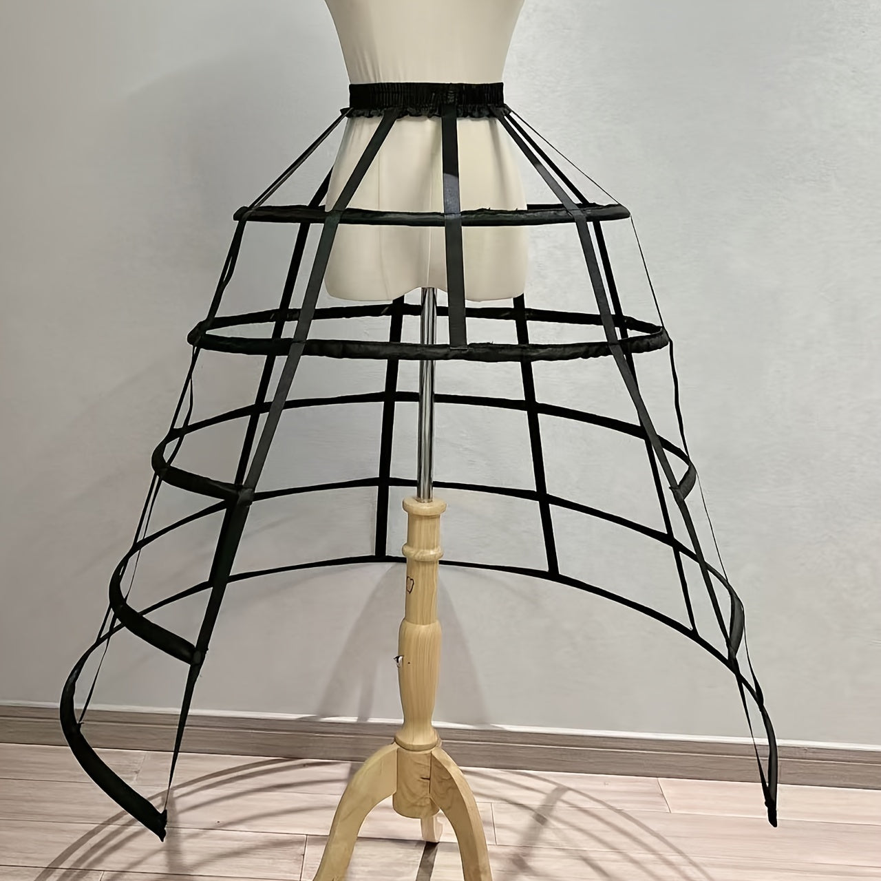 Plus Size Romantic Princess Bridal Petticoat 5-Hoop Split Style for Wedding and Lolita