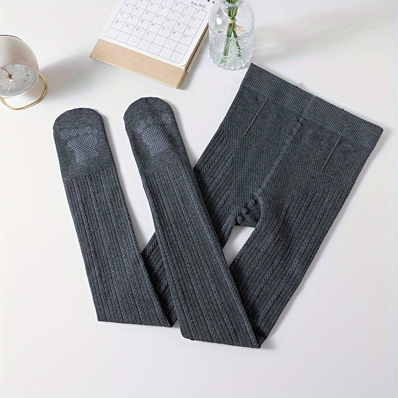 Girls' Knit Tights Striped Viscose Polyester Spandex All-Season Leggings