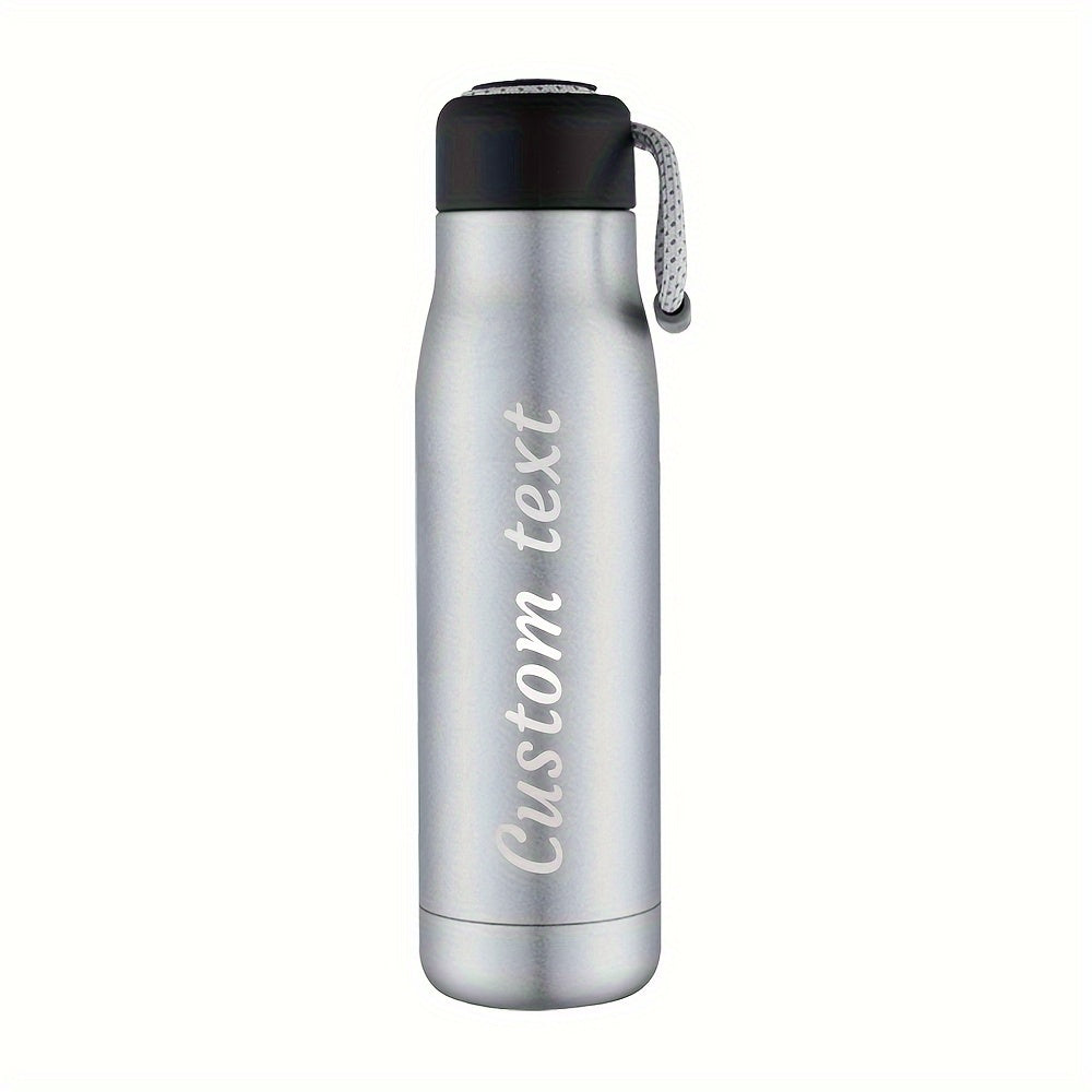 Custom Engraved Anime Stainless Steel Water Bottle Insulated Travel Gift Available in Two Sizes