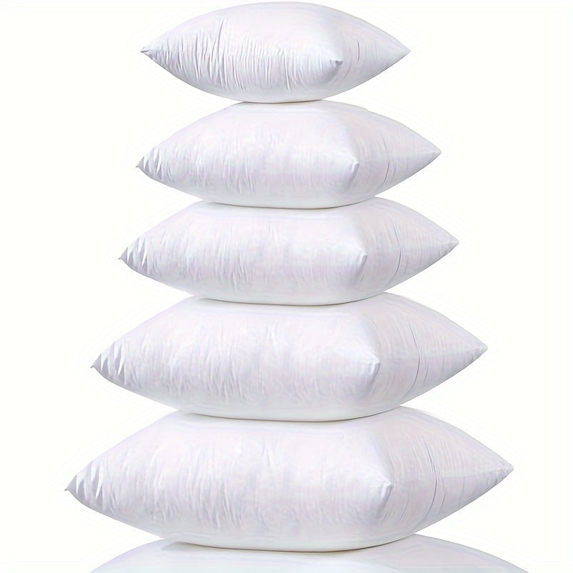White Square Pillow Inserts 45.72 cm Set for Couch Sofa Bed Christmas Decor