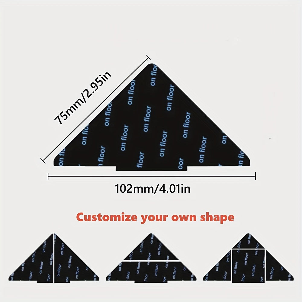 Tree-Shaped Rug Grip Stickers Non-Slip Reusable Washable for Hardwood Floors and Tiles