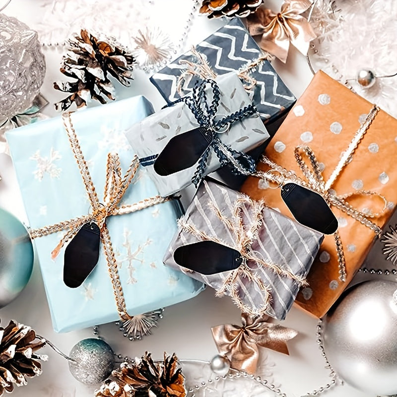 Pack of 30 Plastic Keychain Blanks for DIY Projects Heat Transfer Compatible