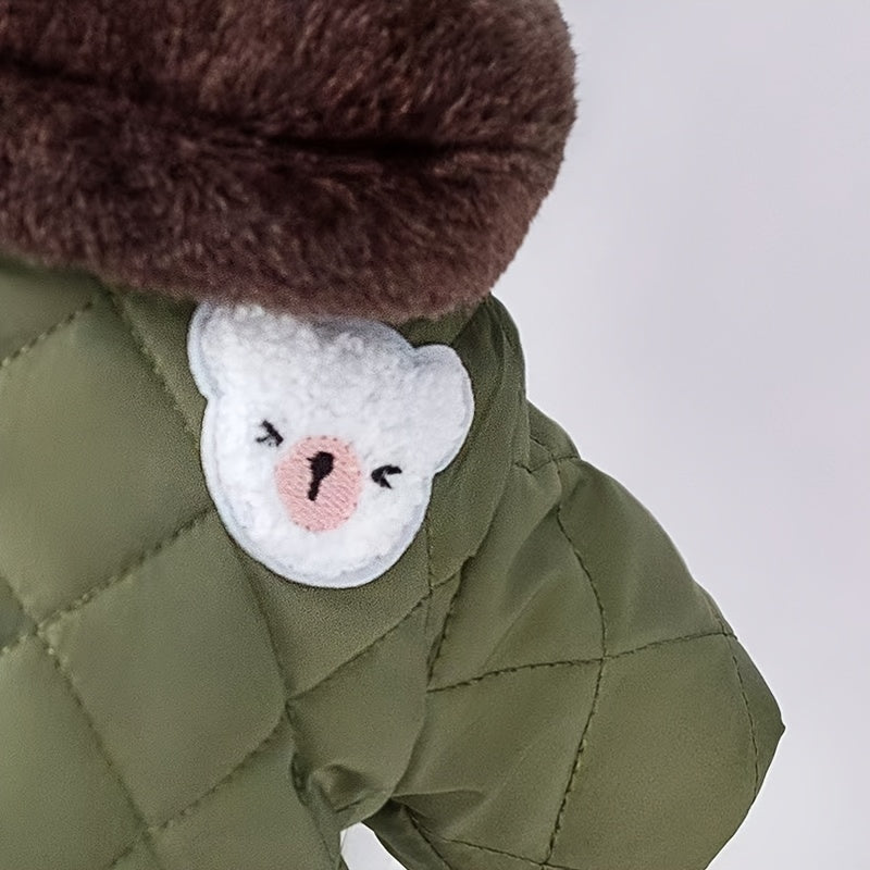 Dog Jumpsuit All-Season Plush Lined for Small to Large Breeds