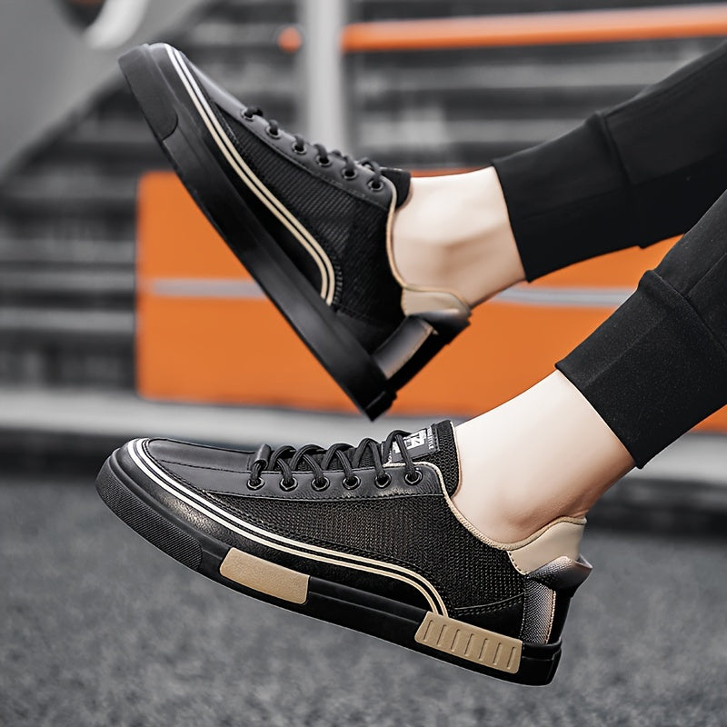 Men's Casual Sneakers Breathable Fabric Upper EVA Insole PVC Sole All-Season Low Top