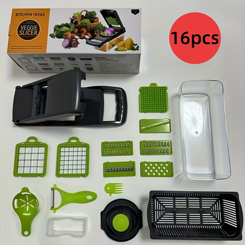 14/16 In1 Vegetable and Jelly Slicer Multifunctional Kitchen Tool