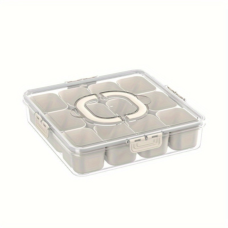 8-Inch Clear Food Storage Containers Set for Fruits and Vegetables