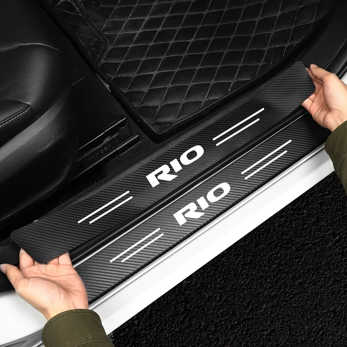 Автоматическая дверь входная педаль защитная наклейка для защиты багажника автомобиля