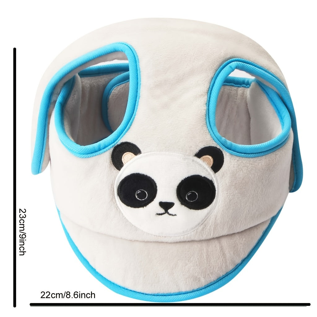 Baby Safety Helmet for Crawling and Walking Adjustable Breathable Soft Foam Panda Design for 6-24 Months
