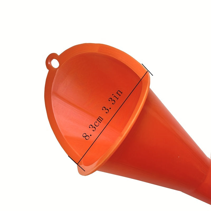 Universal qo'ldan erkin mototsikl va avtomobil benzin quyish uchun uzun quvurg'ichli funnel