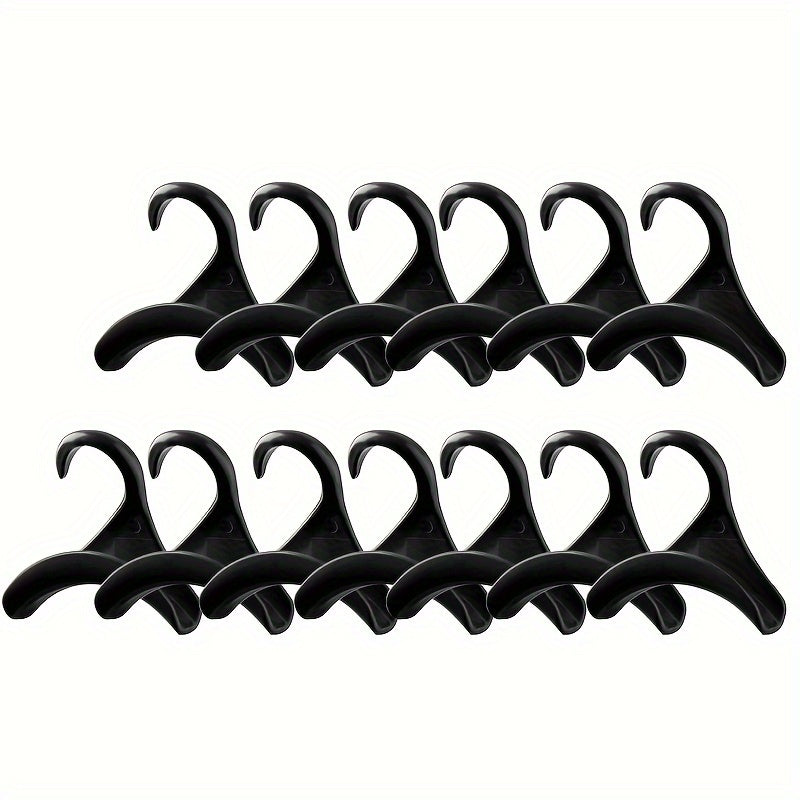 Juego de organizadores de plástico portátiles para armario para bolsas, sombreros y bufandas, ahorro de espacio