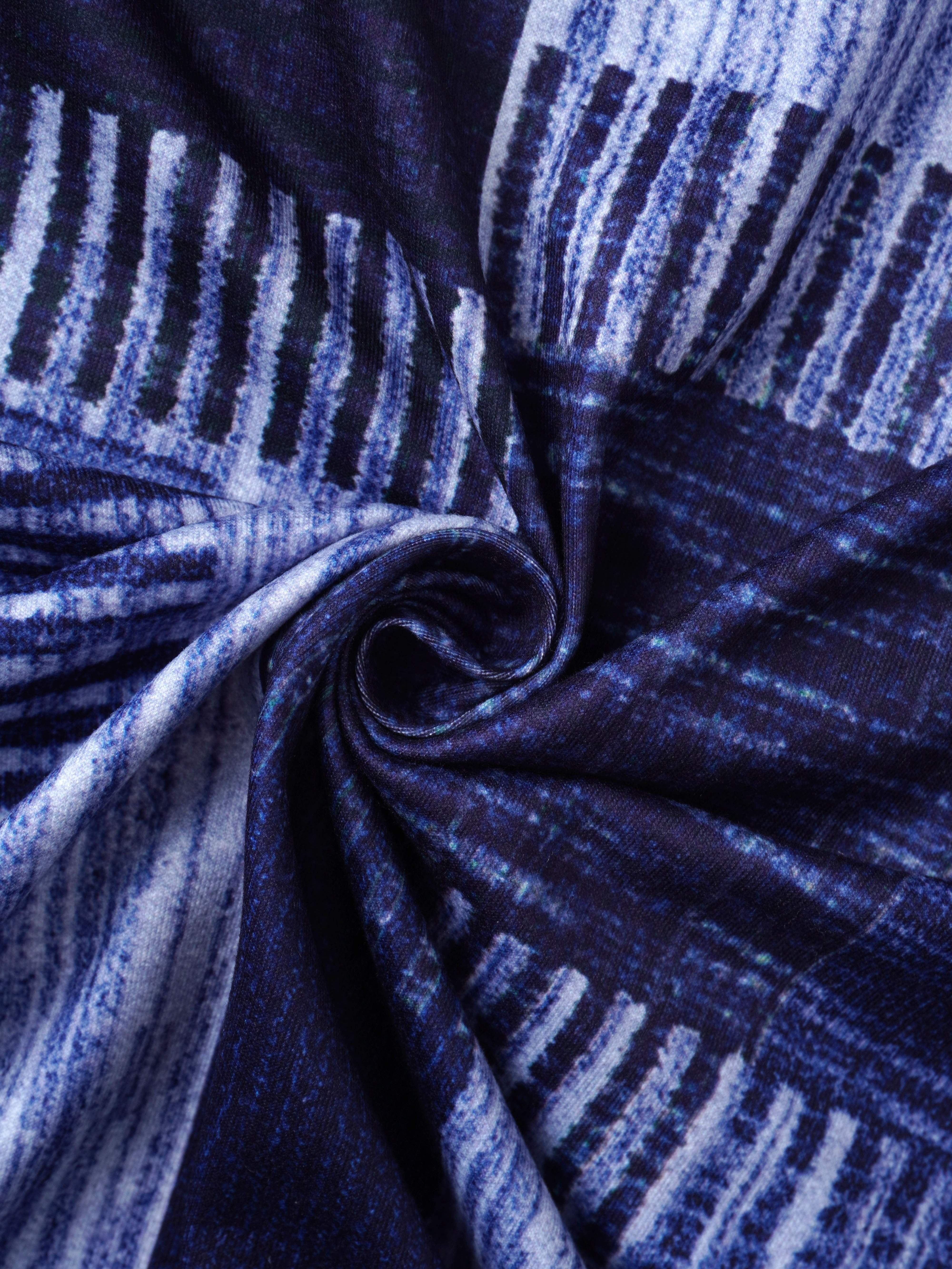 Women's V-Neck T-Shirt with Zipper and High Stretch Knit Fabric