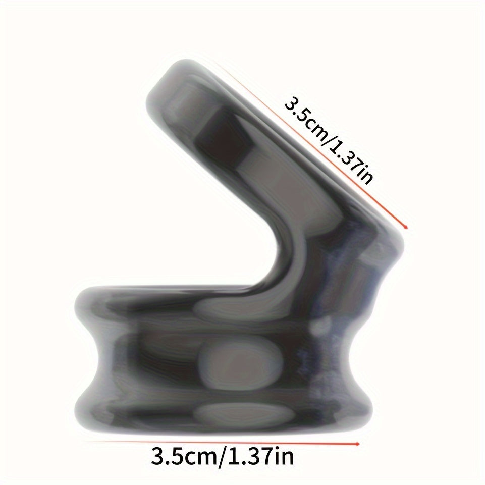 Erkaklar uchun TPE kuchaytirish halqasi, qayta ishlatiladigan, bir xil rangli, erkaklar uchun jinsiy o'yinchoq