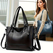 Стильная сумка для переноски книг и документов, универсальная сумка через плечо для повседневного использования.