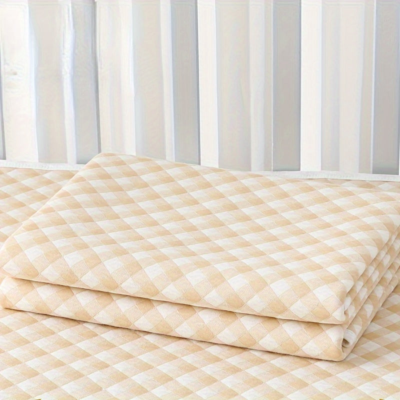 Water-Resistant Diaper Changing Pad with Absorbent Mat and Washable Mattress