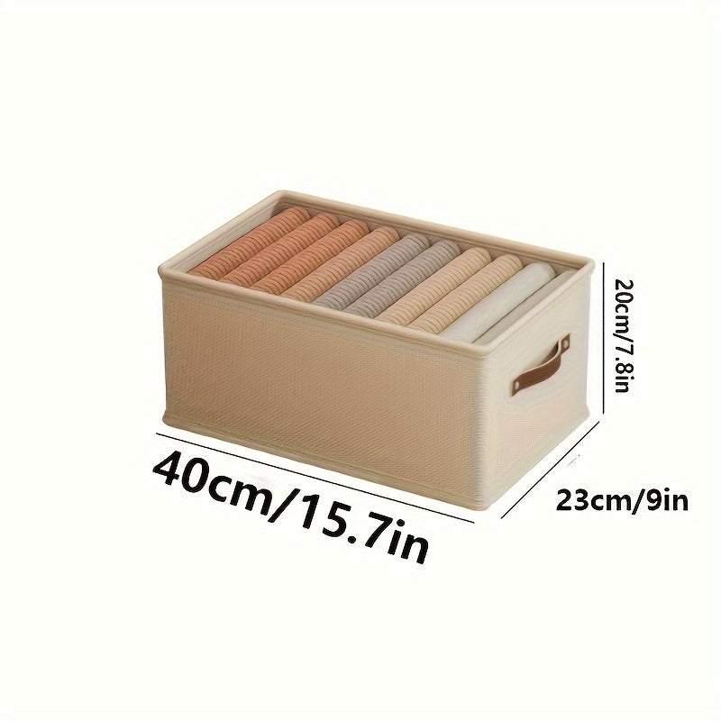 Fabric Under-Bed Storage Organizer Rectangle Box for Clothes Home Organization