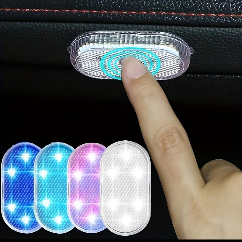 Car Interior LED Dome Light Touch Sensor Mini Reading Lamp Car Roof Atmosphere Light