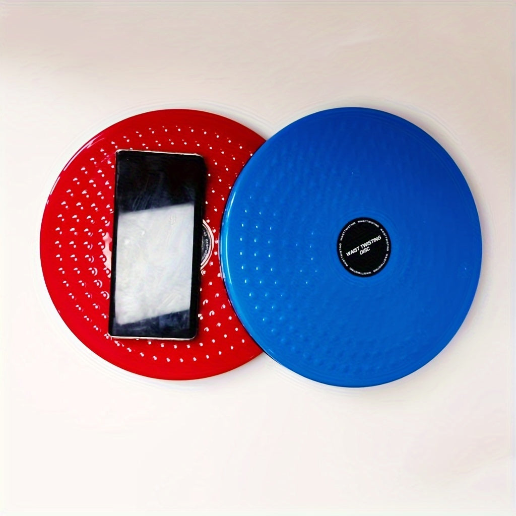 Gran disco magnético de torsión de cintura para entrenamiento muscular en rojo, negro y azul