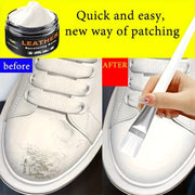 White Leather Scratch and Tear Repair Cream for Shoes and Bags