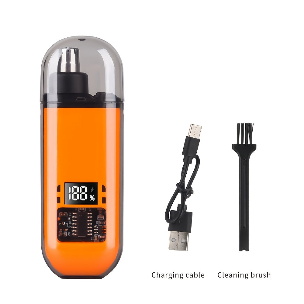 Afeitadora eléctrica de nariz y pelo, recargable, USB, portátil, herramienta de cuidado personal