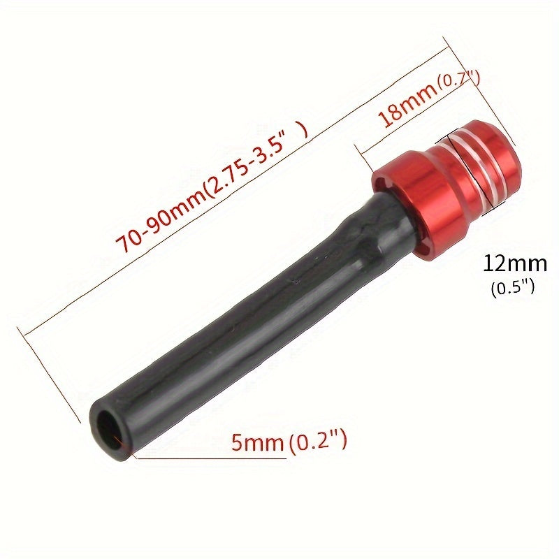 Motorcycle Gas Fuel Cap Vent Breather Hoses for ATV Dirt Pit Bike Offroad