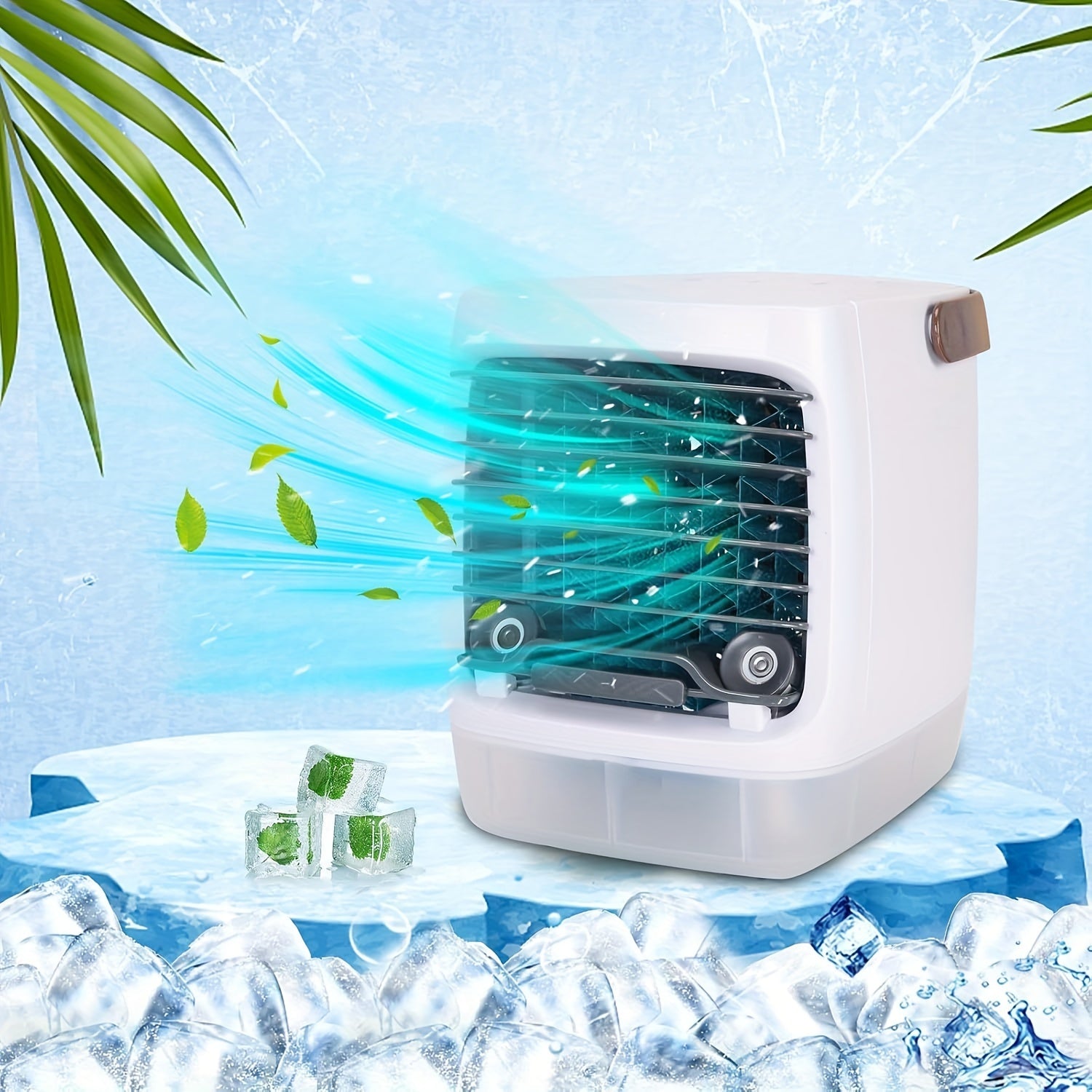 Portable USB Air Conditioner and Humidifier for Office Bedroom Camping