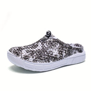 Women's Slip-On Garden Shoes with Floral Print Lightweight EVA