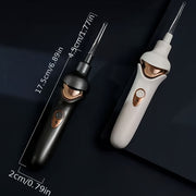 Yengil mumni olib tashlash va quloq parvarishi uchun kattalar uchun yoritilgan elektr quloq qoshiq, yoritilgan tanlov bilan qorong'uda porlaydigan quloq qoshiq to'plami.