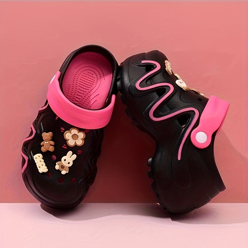 Women's Platform Cloud Slip-On Clogs with Pastel Colors and Non-Slip Sole