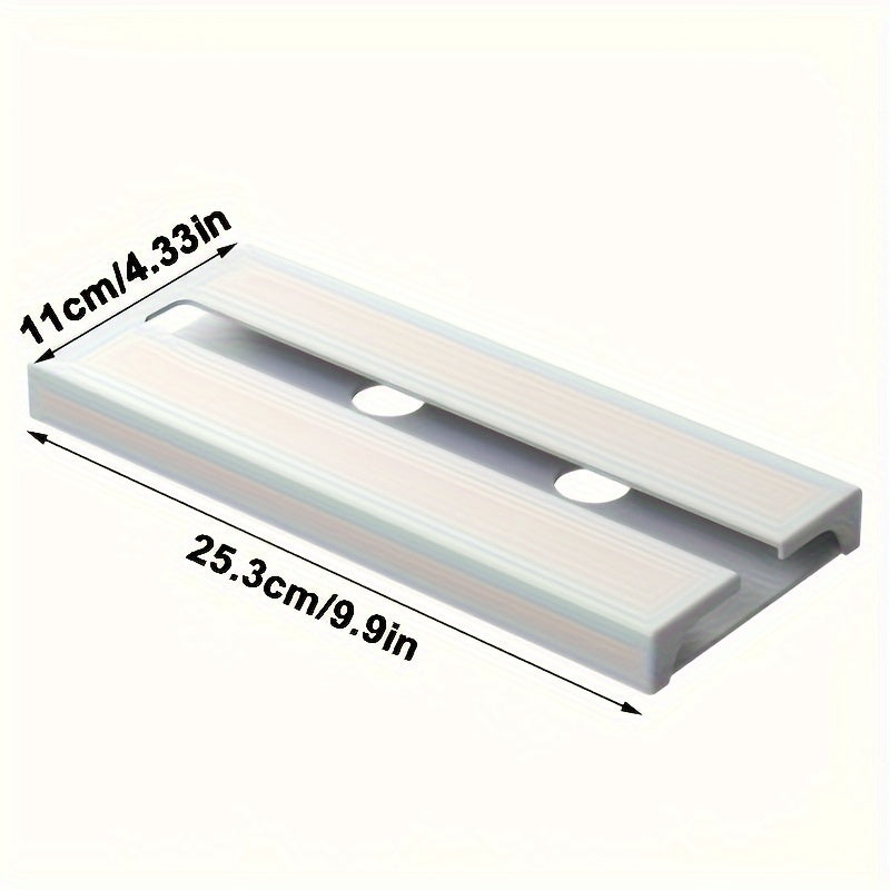 Plastic Wine Glass Holder Wall Mount Rack Space-Saving Under Cabinet Storage