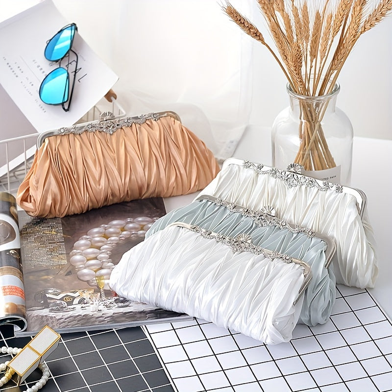 Женская сумка-клатч для вечера, свадьбы, невесты, через плечо, на плечо, платье