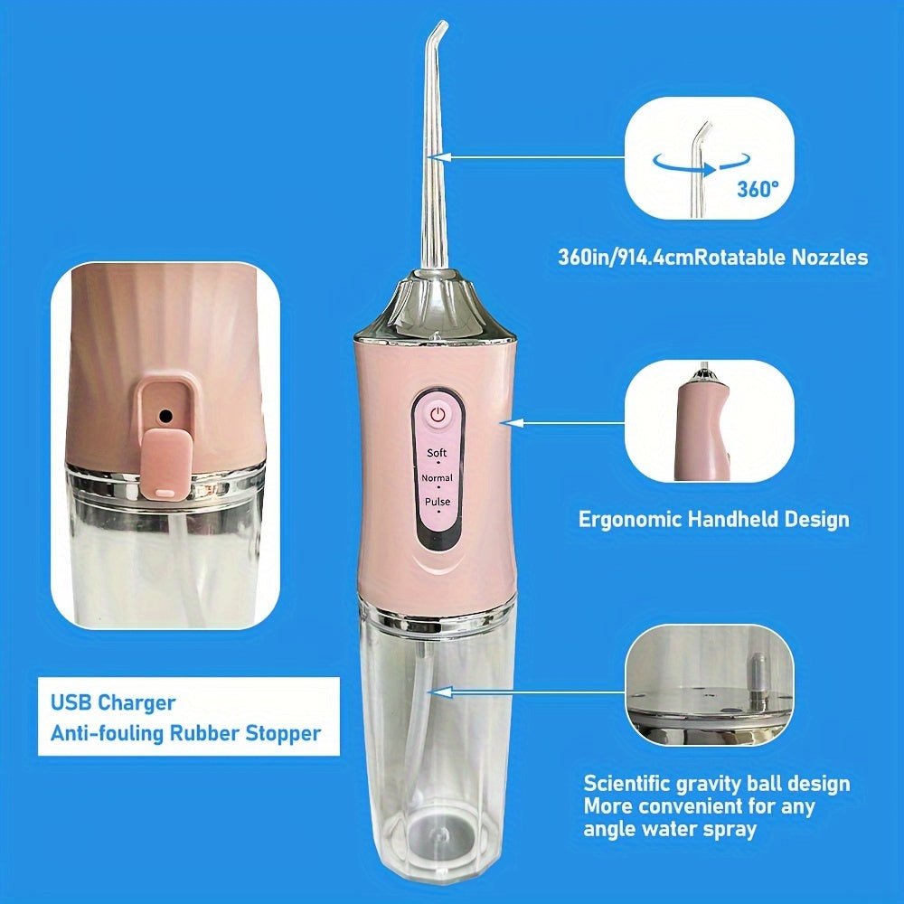 Qayrilmas suv tozalash uchun og'iz irrigatori va tishlar va chaynash uchun chuqur tozalash