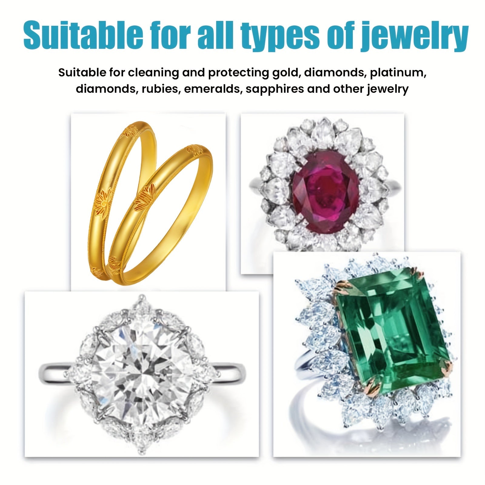 Samarali Zargarlik Tozalash Spreyi - Oltin, Kumush va Shisha ustidagi Dog'larni va Qorayishni Yo'qotadi - Uy Tozalash Uchun Mukammal