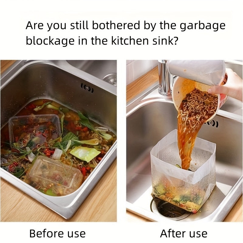 Bolsas de basura de cocina desechables, reutilizables y a prueba de fugas, paquete de 30 para cubos de 2.5 galones