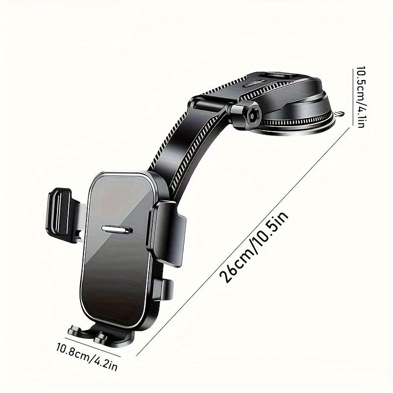 Universal avtomobil telefon uchun tutqich ABS materialdan tayyorlangan, buriladigan panelga o'rnatish uchun