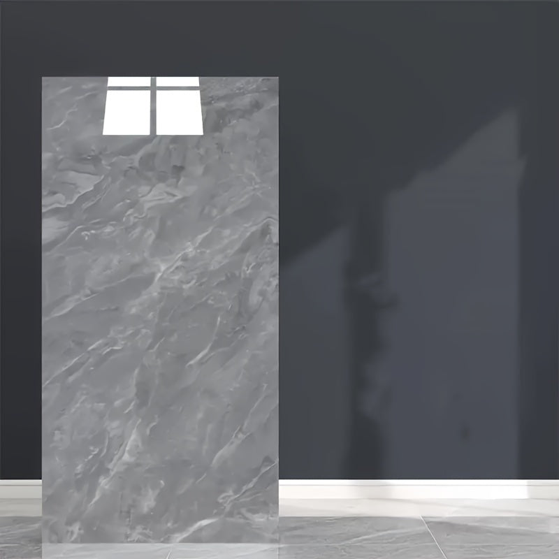 3D Marble Peel and Stick Wall Tiles Waterproof Vinyl Self-Adhesive Texturizing Decor