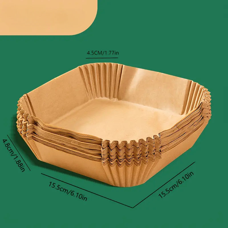 Kitchen Tool with 200 Air Fryer Liners for Baking Frying and Cooking