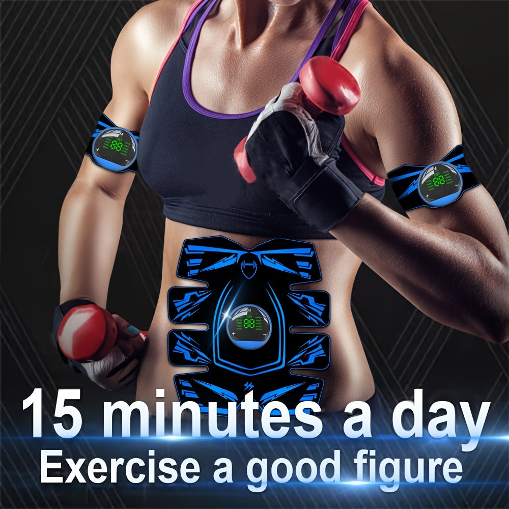 10-in-1 Muskula Massageri 29 ta kuchlanish darajasi bilan, qayta zaryadlanadigan litiy batareyasi bilan, qo'llar, oyoqlar, orqa va bel uchun