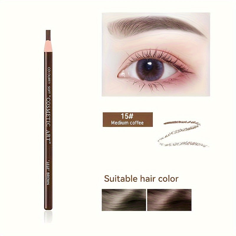 Women's Cosmetic Soft Eyebrow Pencil Waterproof Durable No Shaving Needed