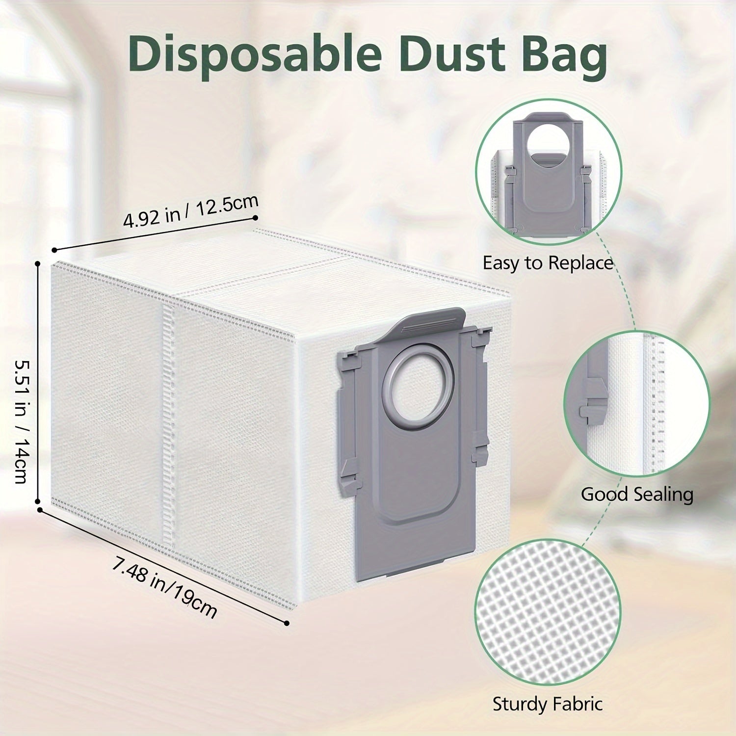 22pcs Roborock S8 MaxV Ultra Vacuum Cleaner Accessories Kit with HEPA Filters and Brushes