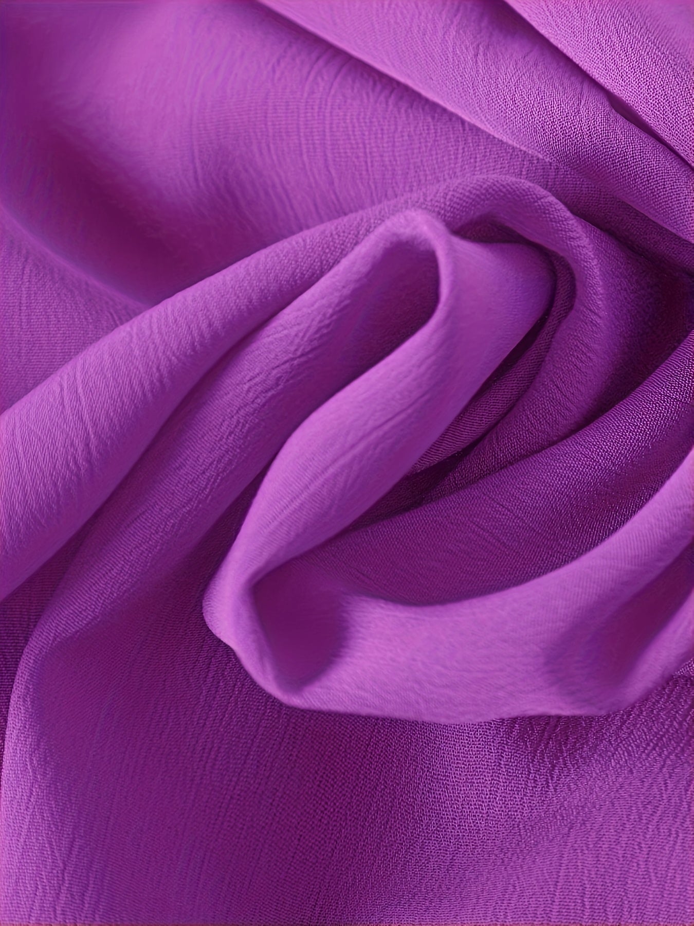 Plus Size Women's Casual Blouse Short Sleeve Vivid Purple Loose Fit Comfortable Top