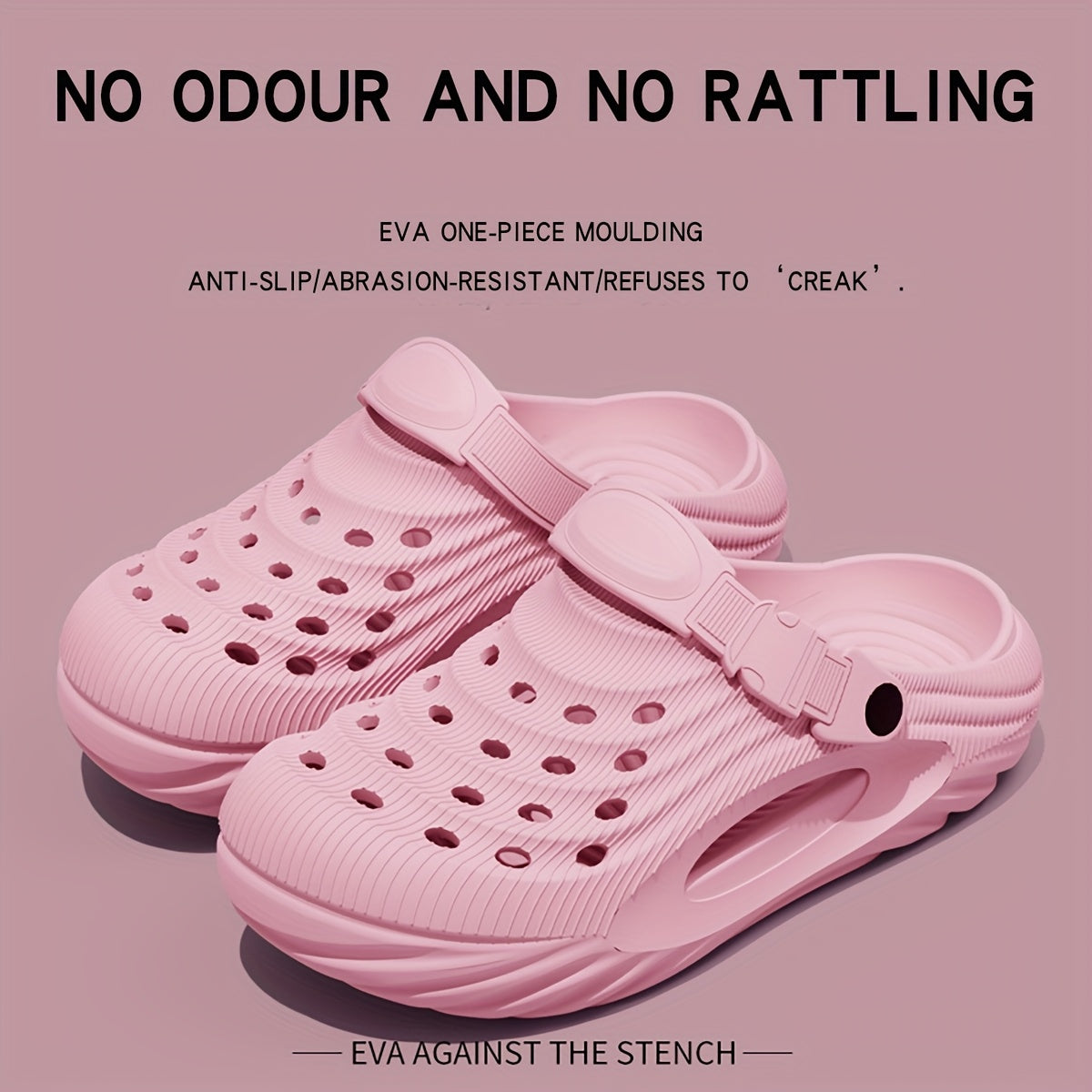 Unisex Summer Outdoor Sports Shoes EVA Solid Color Comfortable Garden Beach Street