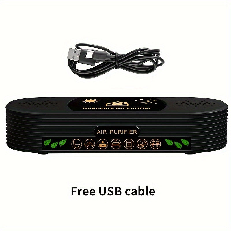 Universal Dual-Core USB Toilet Air Purifier Odor Elimination Quiet