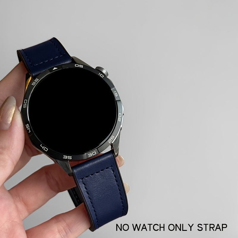 Green Silicone Watch Strap for Smartwatches with Magnetic Metal Clasp Compatible with Galaxy Garmin Xiaomi Huawei