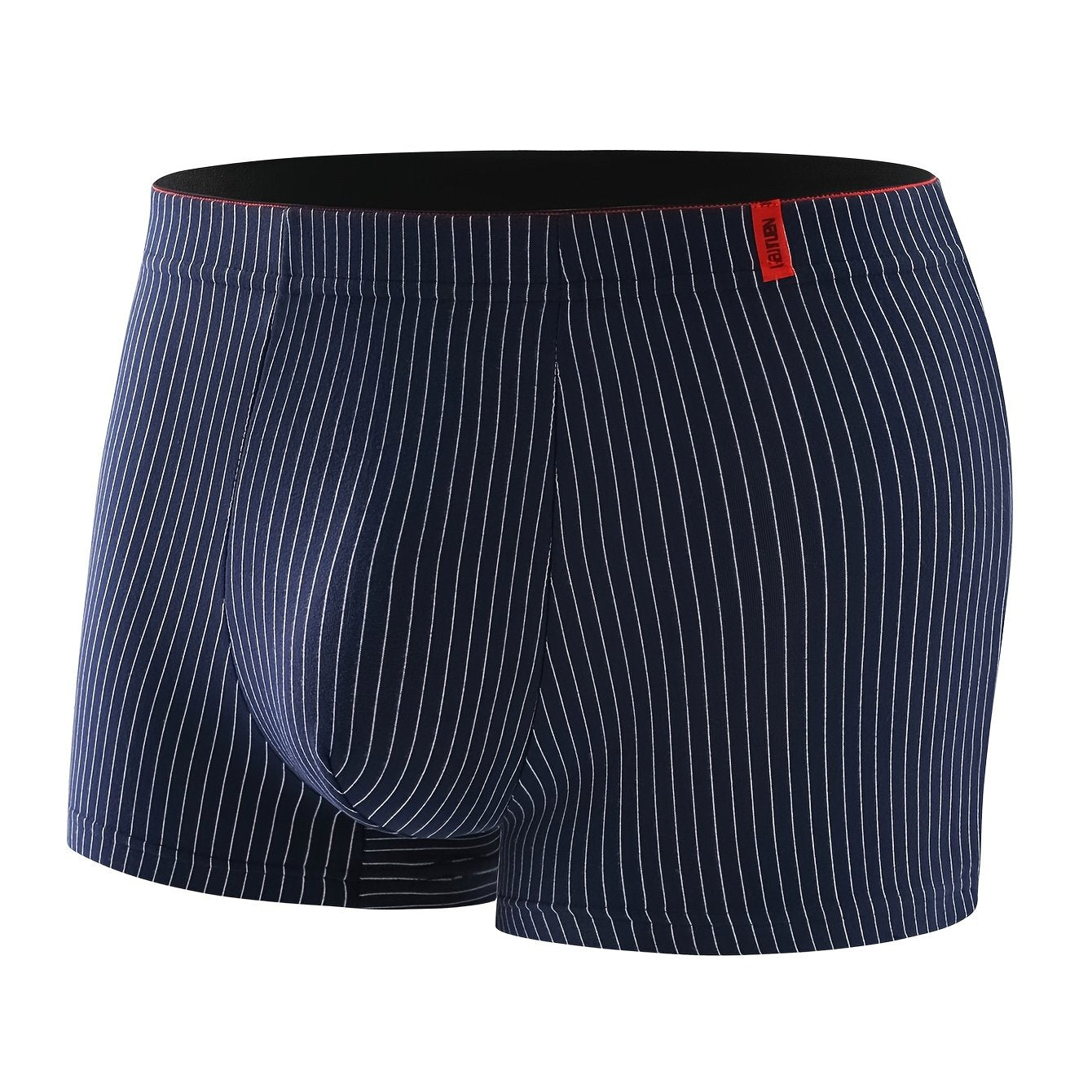 Men's Striped Breathable Polyester Spandex Boxer Shorts 1 4 8 Pack