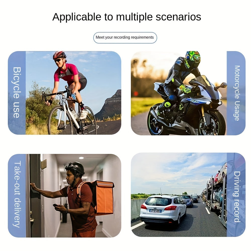 Full HD Body Camera with 180° Rotatable Lens Night Vision 1080p IPS Screen Rechargeable
