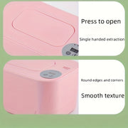 USB Heated Wet Wipe Dispenser Travel Portable Moisturizing White Multi-Functional