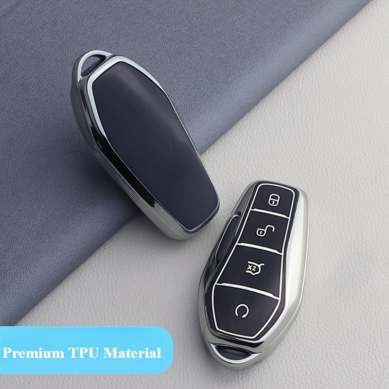 1 шт. прочный чехол-кейс для автомобильного ключа TPU для EV с защитой от падений и износостойкостью